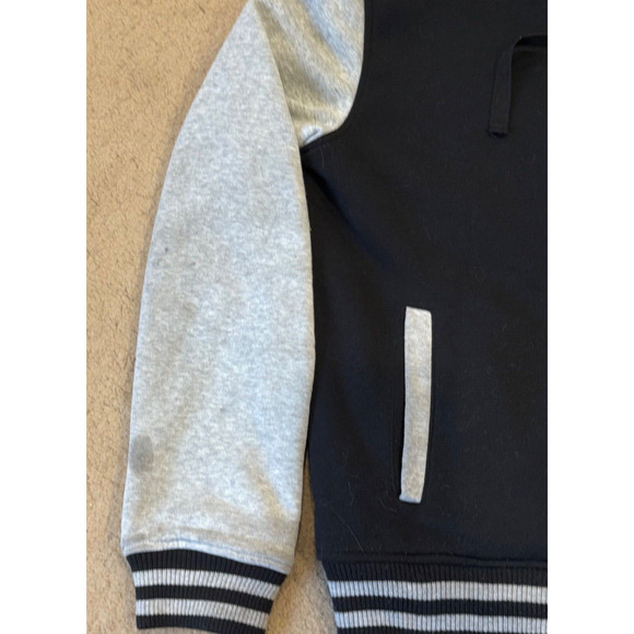 Vintage TRUE RELIGION Mens Varsity Jacket Hood Warm Fleece Lining XL - Picture 5 of 8